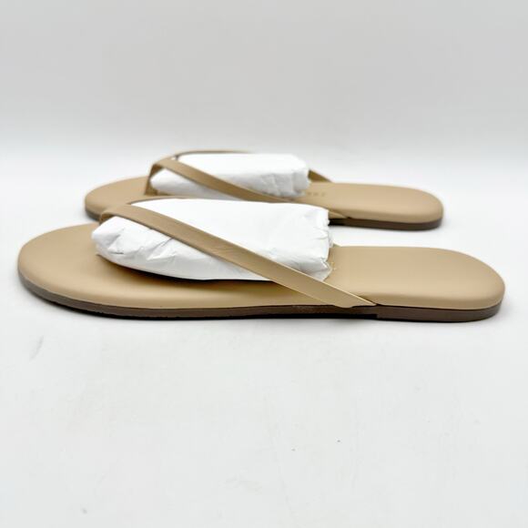 TKEES Womens Foundation Matte Sandals US 7 M Nude Cowhide Leather NWOB - Picture 8 of 12